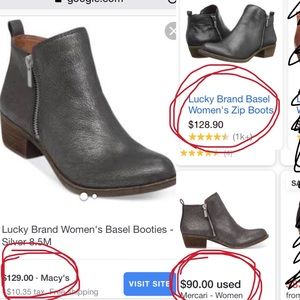 “LUCKY BRAND” women’s ankle boots
